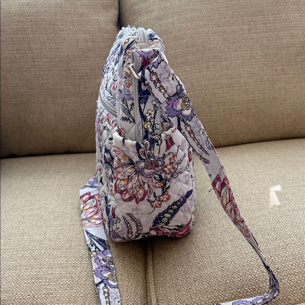 Vera Bradley Hummingbird Park Floral Quilted Crossbody Bag #27 - Picture 5 of 6